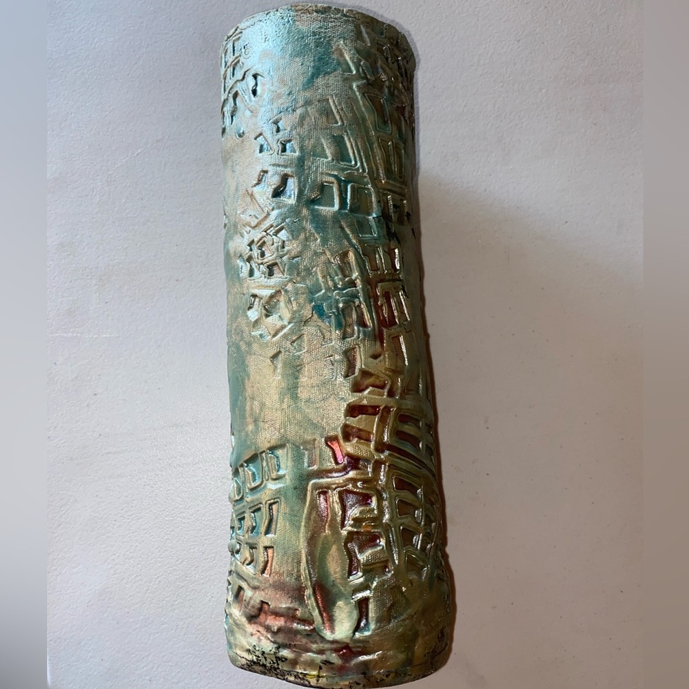 Raku Vase by Domingo Marquez